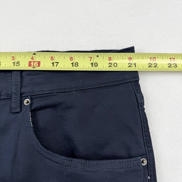 St. John's Bay Men's Slim Fit Tapered Stretch Navy Chino Pants Size 42x32 NWT - Picture 8 of 11